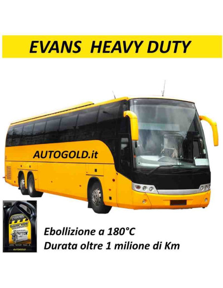 EVANS Heavy Duty (5 Lt) liquido antigelo radiatore senz'acqua per camion autobus