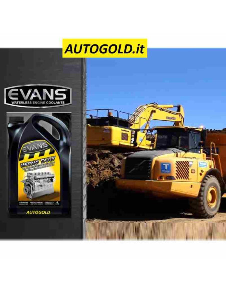 EVANS Heavy Duty (5 Lt) liquido antigelo radiatore senz'acqua per camion autobus