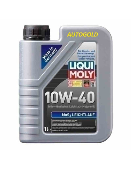 LIQUI MOLY 10W-40 Leichtlauf Olio motore semisintetico al MoS2 10W40