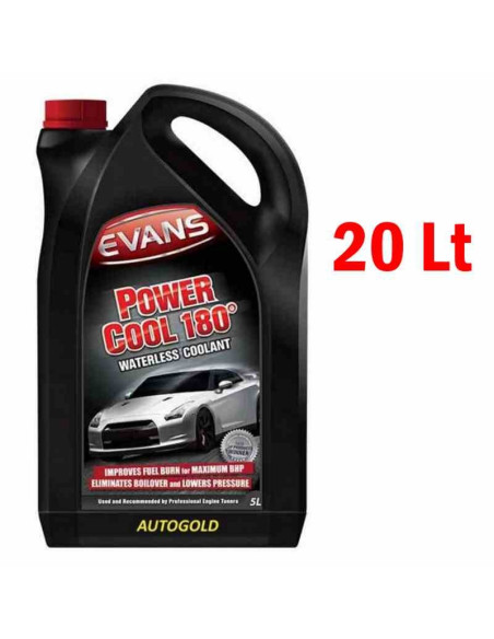 HAWK Power Cool 180 (4 x 5 Lt) - liquido antigelo radiatore senza'acqua per auto