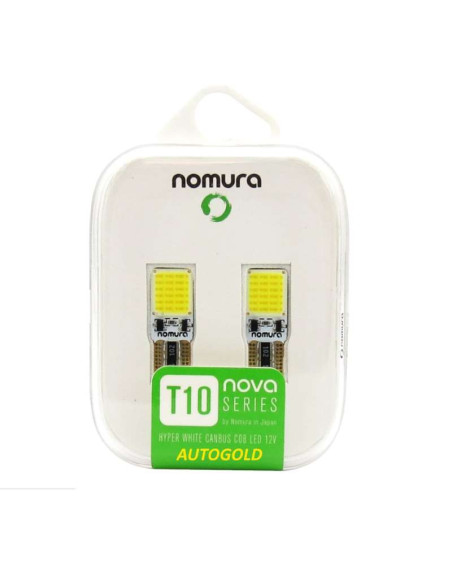 NOMURA T10 LED 6000K - 2 lampadine COB di alta qualità W5W
