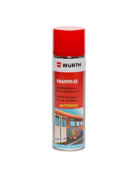 WURTH Graffiti-EX spray rimozione graffiti ESTERNI - auto camion treni autobus - rimuovi graffiti