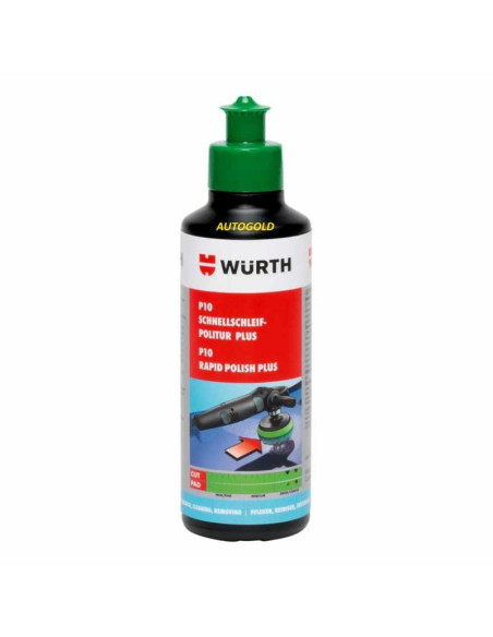 WURTH P10 PLUS - pasta altamente abrasiva rapida professionale polish