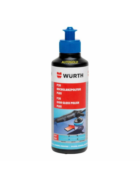 WURTH P20 PLUS - pasta mediamente abrasiva rapida professionale - polish alta lucentezza