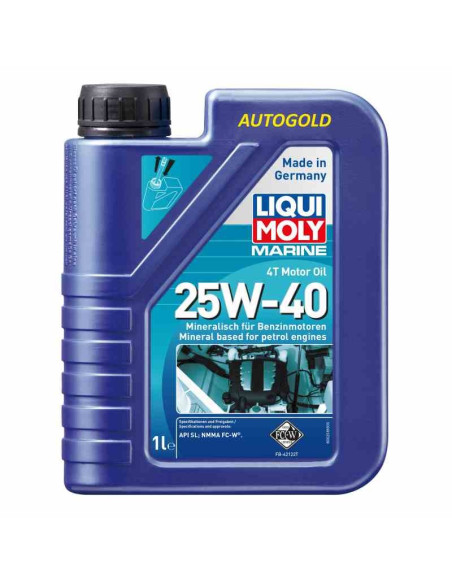 LIQUI MOLY Marine 25W-40 olio motore navale nautica 25W40