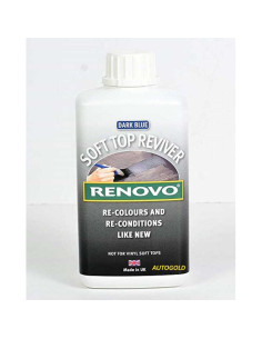 RENOVO Soft Top Reviver BLU (500ml) - trattamento rinnovante per capote in tessuto tela BLU