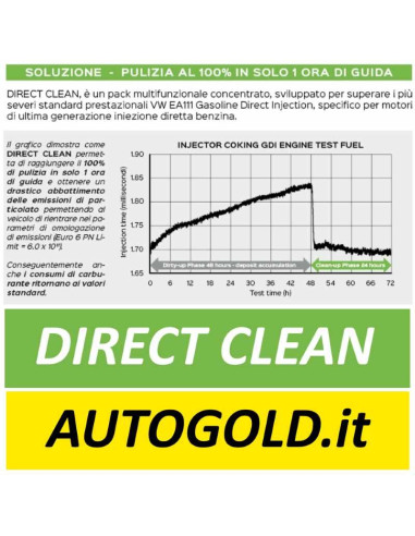 SINTOFLON Direct Clean - additivo benzina pulitore specifico iniezione diretta