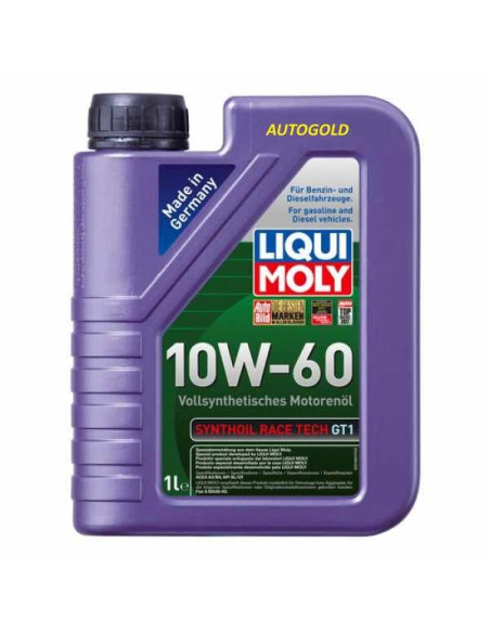 LIQUI MOLY 10W-60 Synthoil Race olio Tech GT1 10W60