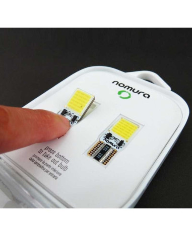 NOMURA T10 LED 6000K - 2 lampadine COB di alta qualità W5W