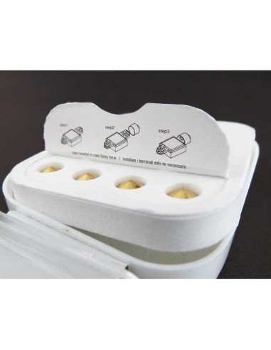 NOMURA SILURO 36mm LED 6000K - 2 lampadine COB di alta qualità