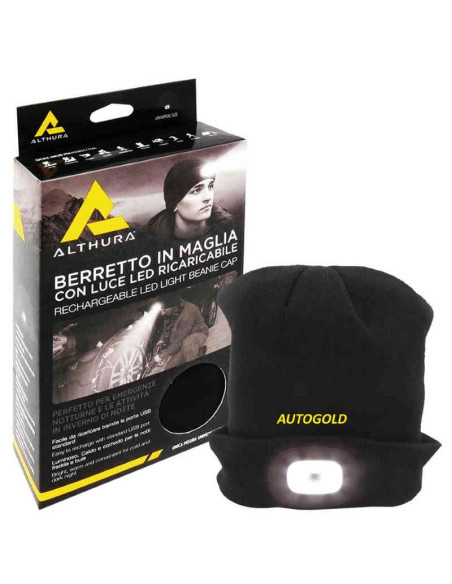 BERRETTO CON LED - aumenta la sicurezza