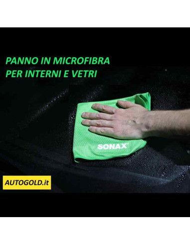SONAX 498400 - panno in microfibra per interni (vetri, cruscotti, specchi, display)