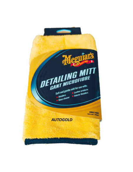 MEGUIARS Detailing Mitt - panno guanto in microfibra per interni auto X1804EU