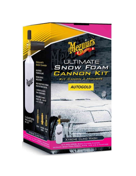 MEGUIARS Ultimate Snow Foam Cannon Kit - kit lavaggio in schiuma con lancia