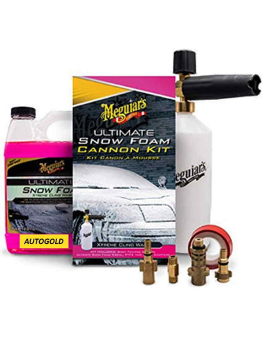MEGUIARS Ultimate Snow Foam Cannon Kit - kit lavaggio in schiuma con lancia
