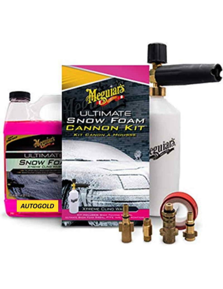 MEGUIARS Ultimate Snow Foam Cannon Kit - kit lavaggio in schiuma con lancia