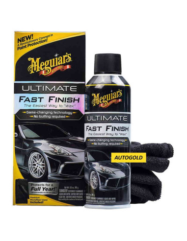 MEGUIARS Ultimate Fast Finish - cera spray sintetica alta qualità