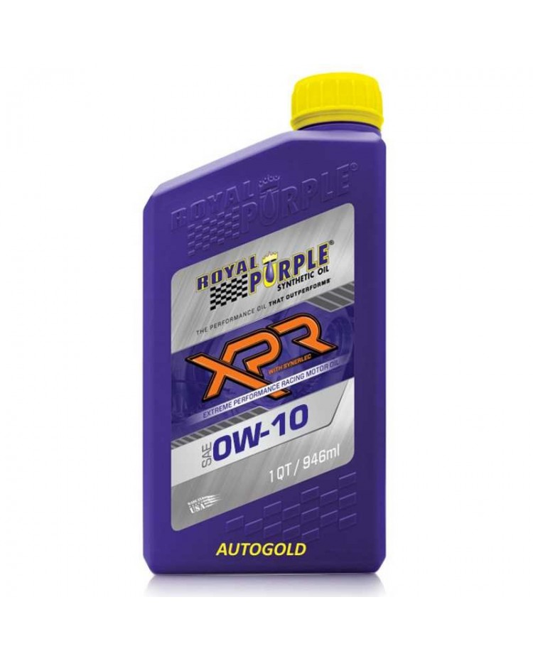 Royal Purple XPR 0W10 olio motore da competizione 0W-10 Royal Purple XPR 0W10 olio motore da competizione 0W-10