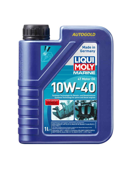 LIQUI MOLY Marine 4T 10W-40 olio motore navale nautica 10W40