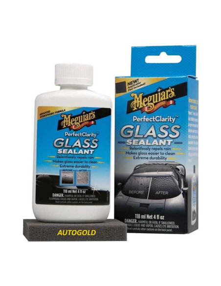 MEGUIARS Glass Sealant Perfect Clarity - antipioggia idrorepellente vetri parabrezza G8504EU