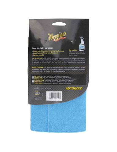 MEGUIARS Glass Towel Perfect Clarity - panno microfibra pulizia vetri X190301EU