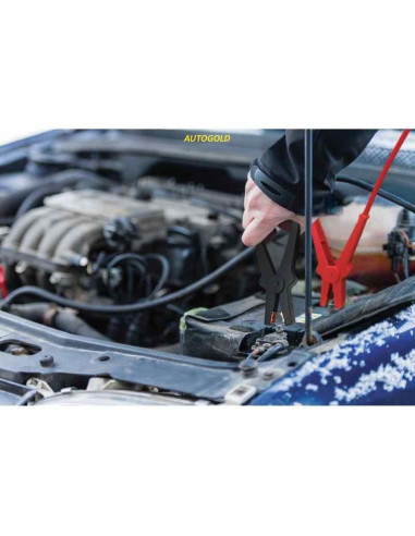 CAVI EMERGENZA ultra professionali batteria 12v 24v - per motori fino a 5.5 Lt - auto furgoni camper camion nautica