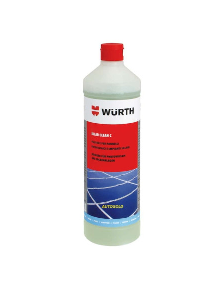 WURTH Solar Clean C - pulitore concentrato pannelli solari fotovoltaici - camper casa industria