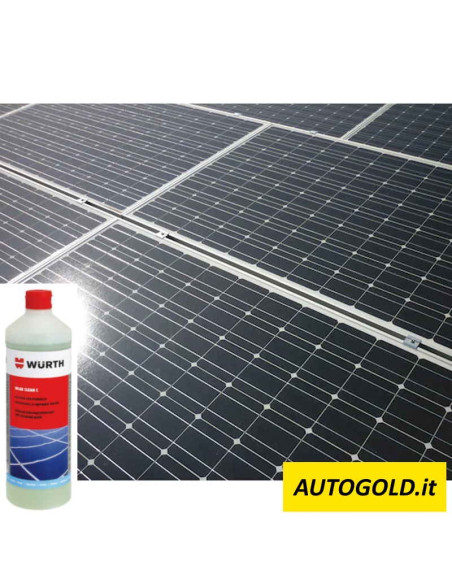 WURTH Solar Clean C - pulitore concentrato pannelli solari fotovoltaici - camper casa industria