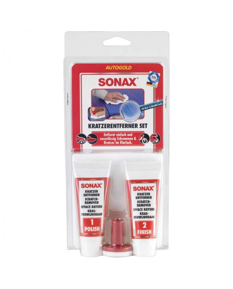 SONAX kit rimuovi graffi vernice - 5 prodotti alta qualità