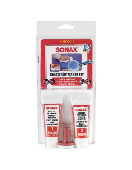 SONAX kit rimuovi graffi vernice - 5 prodotti alta qualità