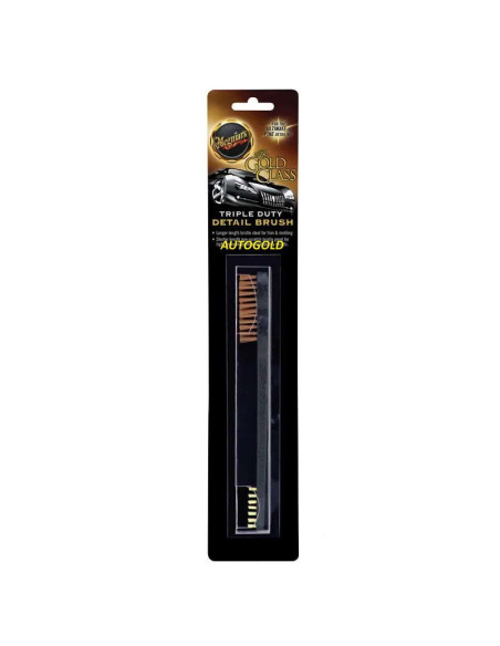 MEGUIARS Triple Duty Detail Brush - spazzolino interni esterni