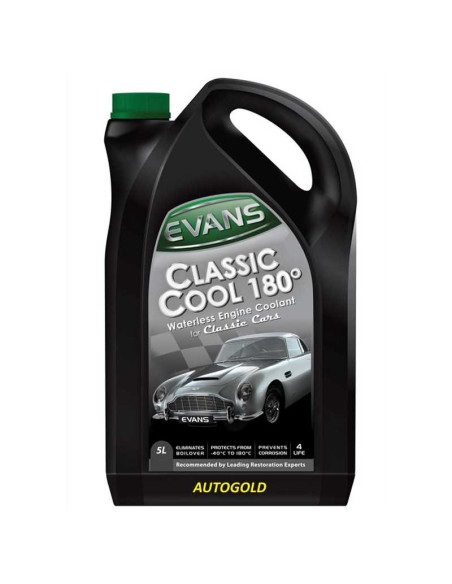 EVANS Classic Cool 180 (5 Lt) - liquido antigelo radiatore senza'acqua per auto e moto d'epoca