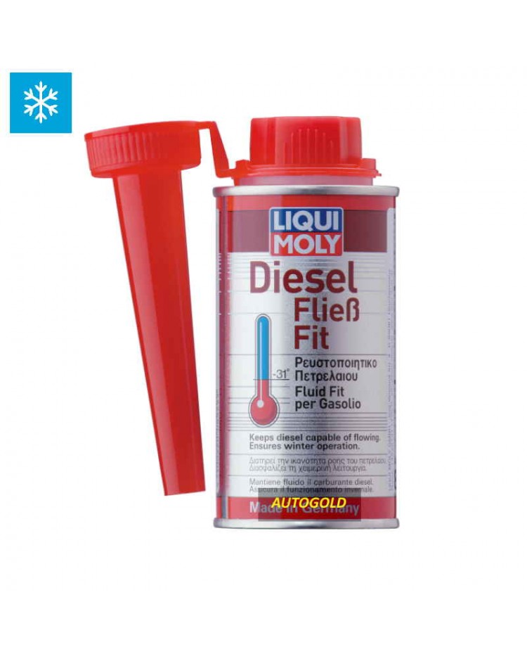 LIQUI MOLY 8929 Diesel Fließ Fit - Additivo Invernale Gasolio (150ml)  antigelo