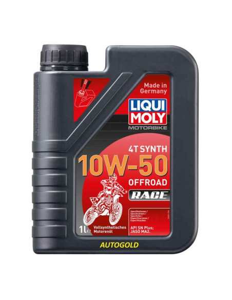 LIQUI MOLY Motorbike 10W-50 4T Offroad Race - Olio motore Moto 100% sintetico 4 tempi 10W50