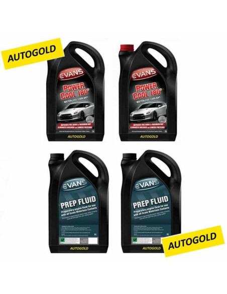 EVANS - kit 10 Lt Prep Fluid + 10 Lt Power Cool