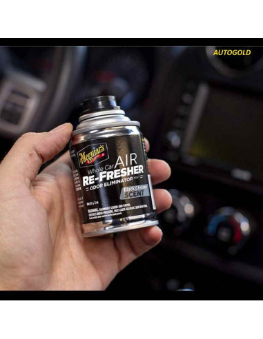 MEGUIARS Air Re-Fresher Black Chrome - spray rinfrescante climatizzatore abitacolo ReFresher G181302EU