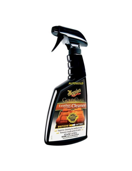 MEGUIARS Gold Class Leather & Vinyl Cleaner - pulitore pelle, similpelle, vinile G18516EU