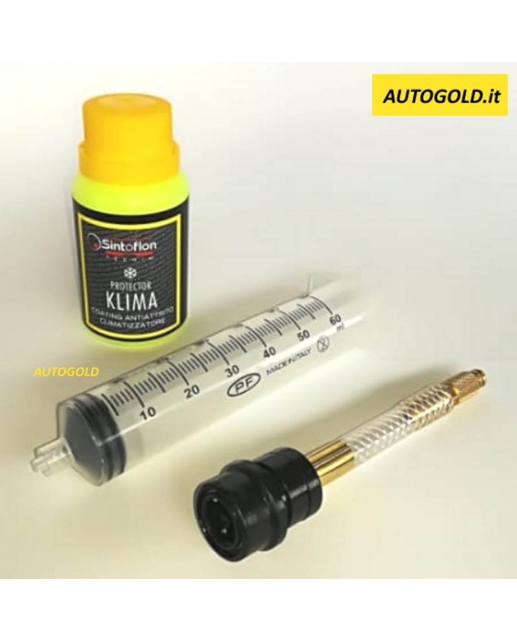 SINTOFLON kit iniettore + adattatore gas R134A per Protector Klima