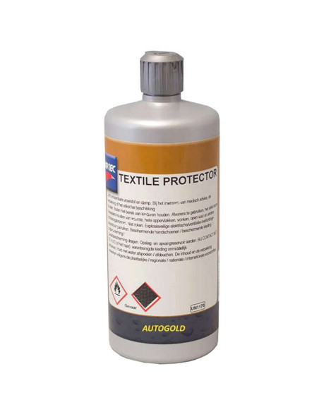 CARTEC Textile Protector (1 Lt) - Impermeabilizzante protettivo professionale tessuti moquette tappetini pelle alcantara cabrio