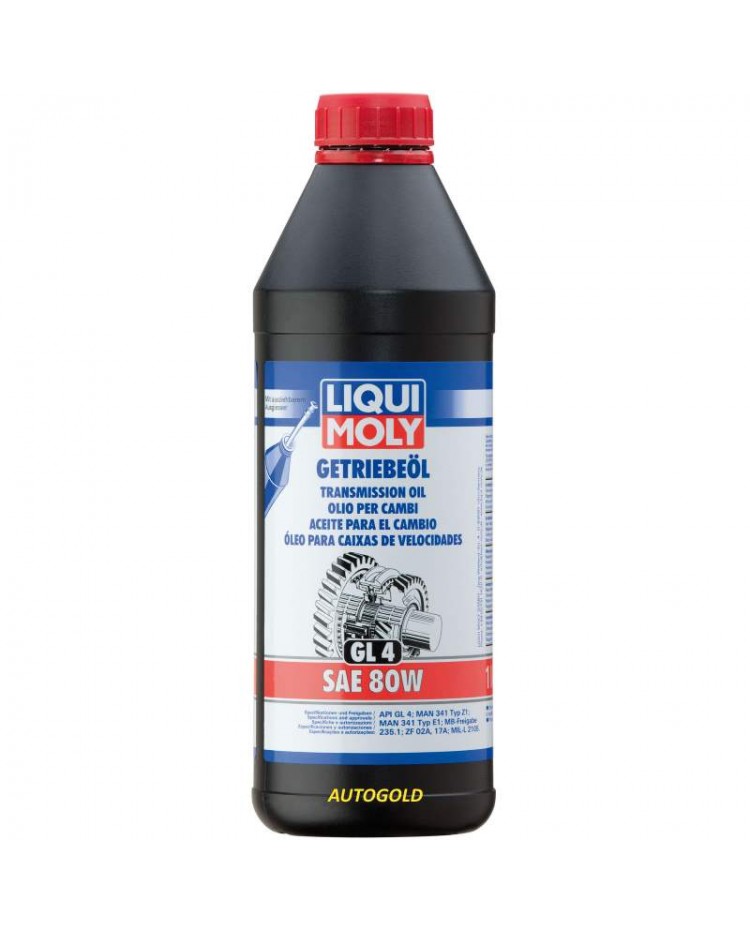 LIQUI MOLY 80W GL4 olio cambio manuale