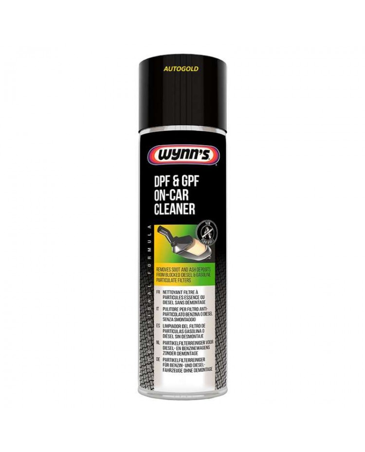 WYNN'S DPF & GPF cleaner - spray pulitore filtro antiparticolato diesel  benzina FAP DPF GPF