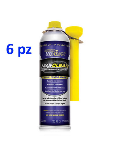ROYAL PURPLE Max Clean (6 pz) - additivo pulitore iniettori benzina diesel