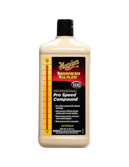 MEGUIARS M100 (946ml) Mirror Glaze Pro Speed Compound M10032