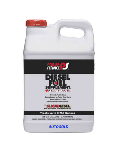 POWER SERVICE 9,46 Lt Diesel Fuel Supplement - additivo invernale gasolio anticongelante antigelo -40°C