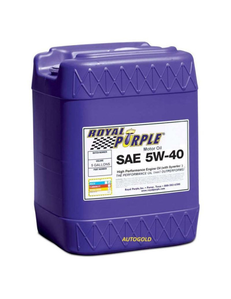 ROYAL PURPLE 5W-40 19 Lt (come 20 x 950ml) - olio motore 5W40
