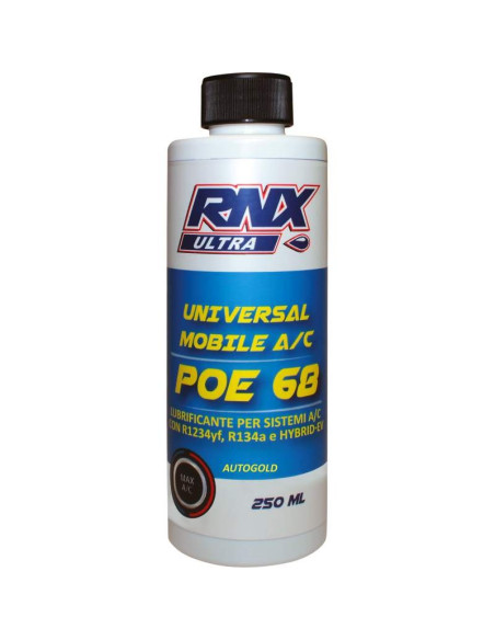 RNX ULTRA Universal POE 68 (250ml) - Olio estere universale Circuito climatizzatore auto