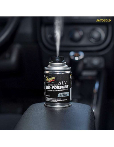 MEGUIARS Air Re-Fresher Black Chrome - spray rinfrescante climatizzatore abitacolo ReFresher G181302EU
