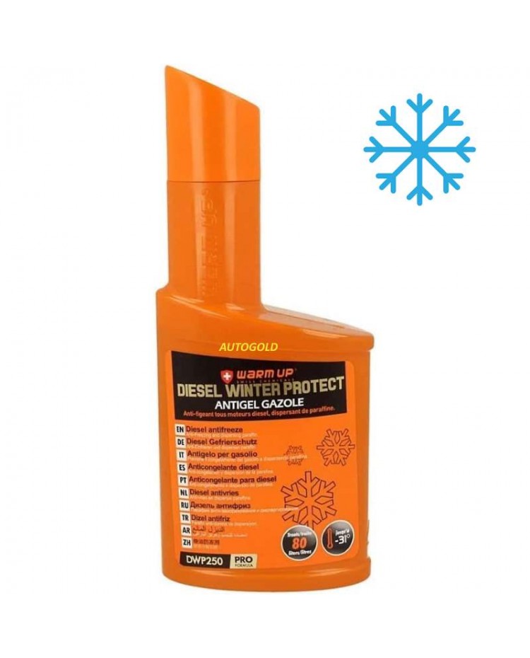 WARM UP Diesel Winter Protect 250ml - additivo invernale antigelo