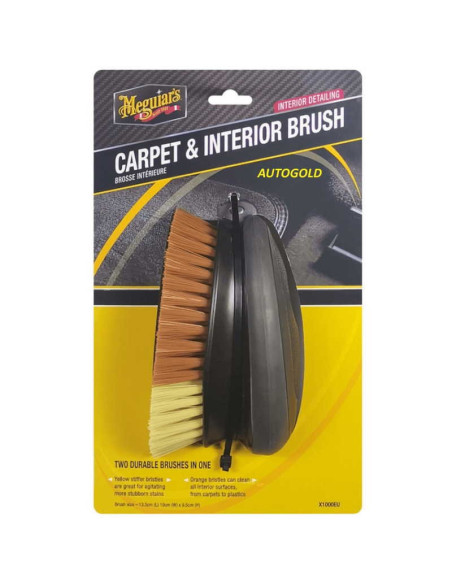 MEGUIARS Spazzola Carpet & Interior Brush - interni tessuti tappetini moquette X1000EU