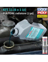 KIT LIQUI MOLY RADIATORE: KFS 11 blu (6 pz) + additivo pulitore 1804 (2 pz)